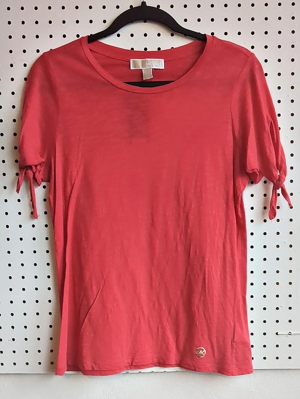 Michael Kors Short Sleeve Top in Red